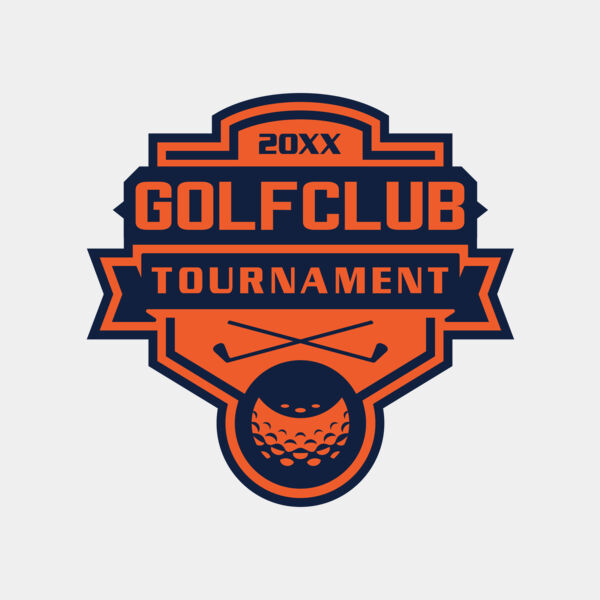 Golf club Tournament logo template 02 Thumbnail