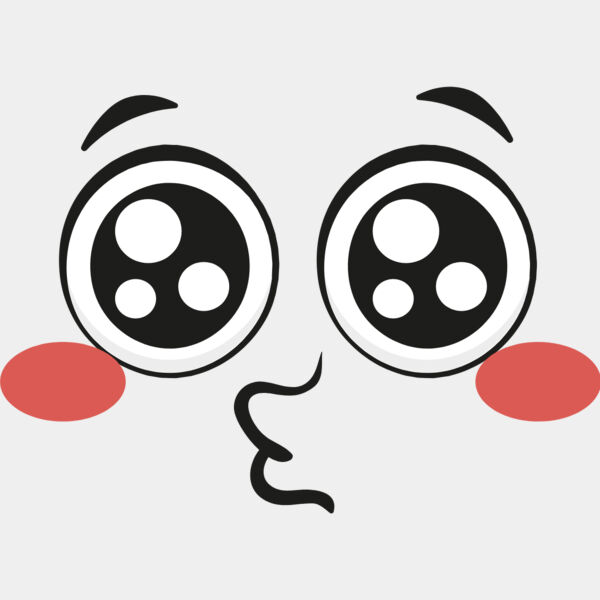 Cartoon Kissing Face 1 Thumbnail