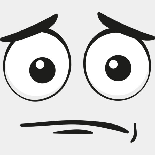 Cartoon Sad Face 4 Thumbnail
