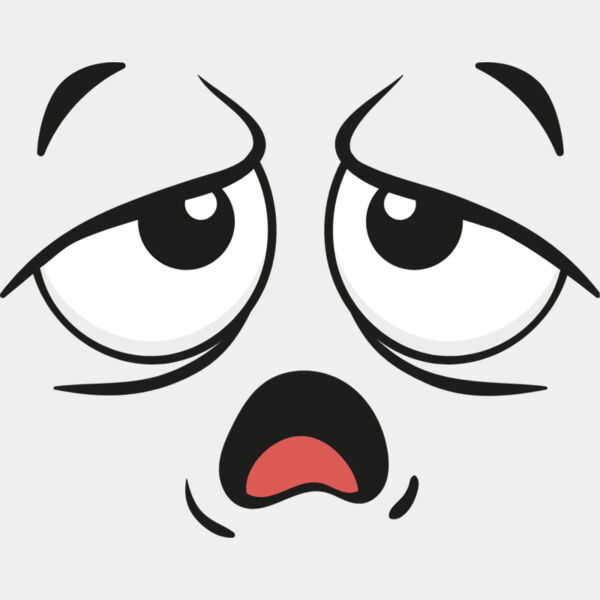 Cartoon Tired Face 1 Thumbnail