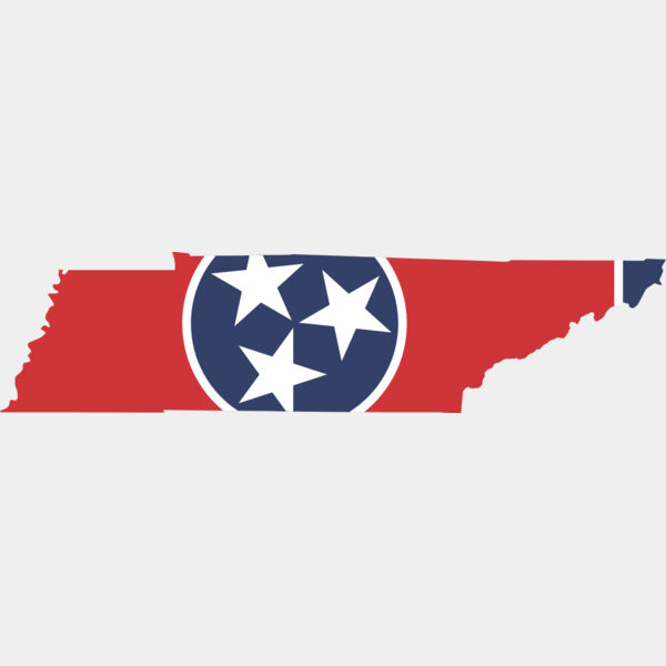 Tennessee Flag Map Silhouette 1 Thumbnail