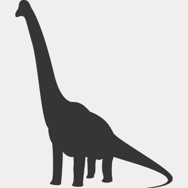 Brachiosaurus Dinosaur Silhouette 3 Thumbnail