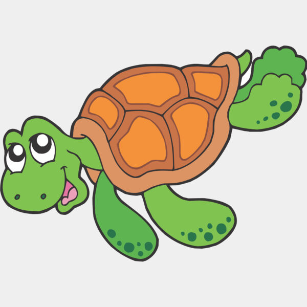Cartoon Sea Turtle 1 Thumbnail
