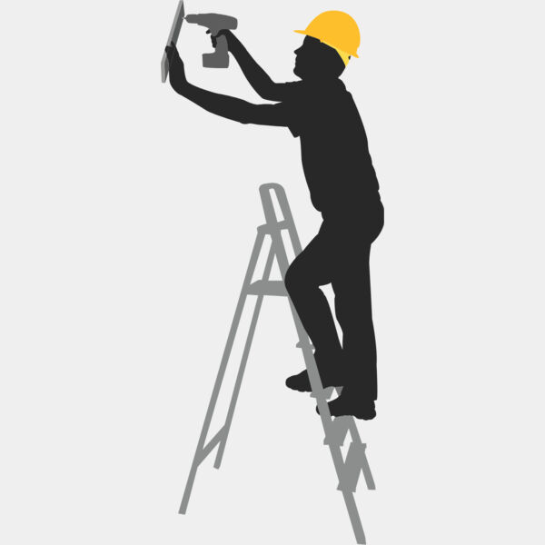 Construction Worker Silhouette 13 Thumbnail