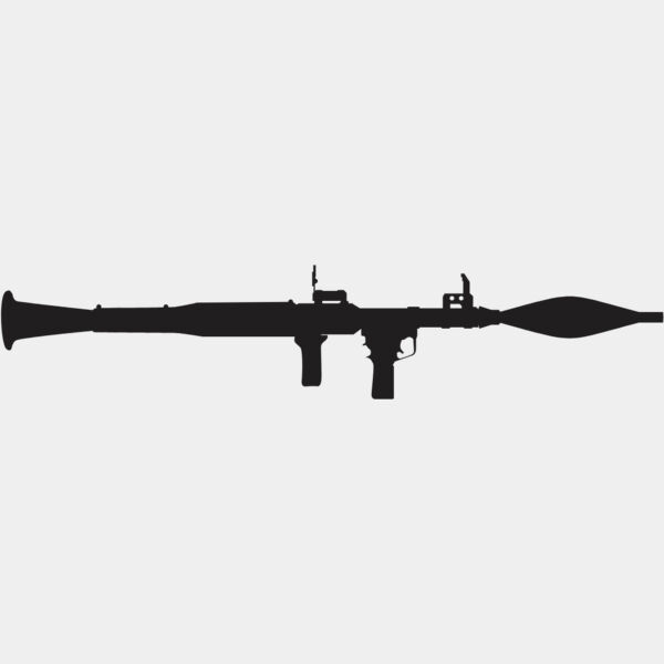 Rocket Launcher Gun Silhouette 1 Thumbnail