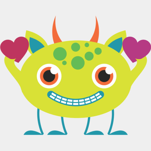 Cute Monster Heart 4 Thumbnail