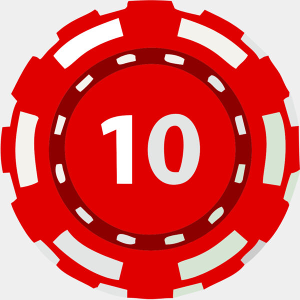 Ten Poker Chip 1 Thumbnail