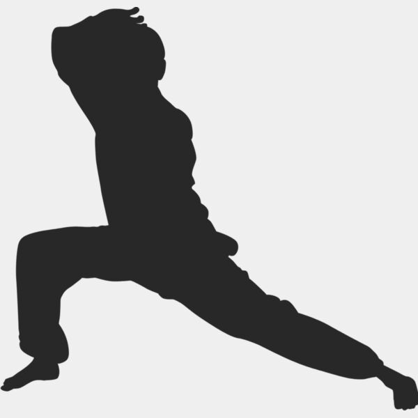 Martial Arts Fighter Silhouette 9 Thumbnail
