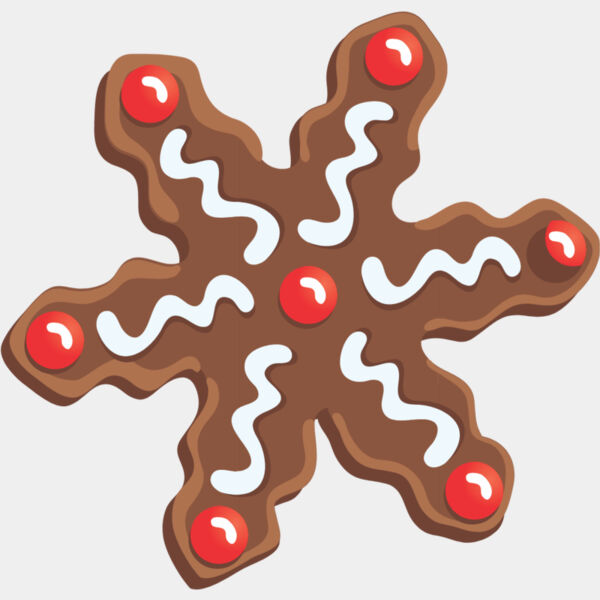 Christmas Snowflake Chocolate Cookie 1 Thumbnail