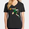Ladies Core Cotton V-Neck Tee Thumbnail