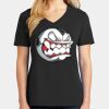 Ladies Core Cotton V-Neck Tee Thumbnail