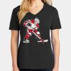 Ladies Core Cotton V-Neck Tee Thumbnail