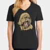 Ladies Core Cotton V-Neck Tee Thumbnail