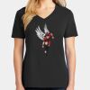 Ladies Core Cotton V-Neck Tee Thumbnail