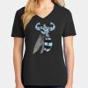 Ladies Core Cotton V-Neck Tee Thumbnail