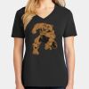 Ladies Core Cotton V-Neck Tee Thumbnail