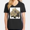 Ladies Core Cotton V-Neck Tee Thumbnail