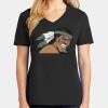 Ladies Core Cotton V-Neck Tee Thumbnail
