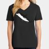 Ladies Core Cotton V-Neck Tee Thumbnail