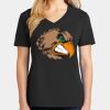Ladies Core Cotton V-Neck Tee Thumbnail