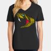 Ladies Core Cotton V-Neck Tee Thumbnail