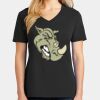 Ladies Core Cotton V-Neck Tee Thumbnail
