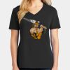 Ladies Core Cotton V-Neck Tee Thumbnail
