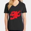 Ladies Core Cotton V-Neck Tee Thumbnail