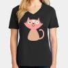 Ladies Core Cotton V-Neck Tee Thumbnail