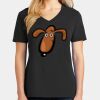 Ladies Core Cotton V-Neck Tee Thumbnail