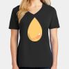 Ladies Core Cotton V-Neck Tee Thumbnail
