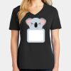 Ladies Core Cotton V-Neck Tee Thumbnail