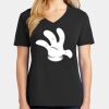 Ladies Core Cotton V-Neck Tee Thumbnail