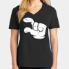 Ladies Core Cotton V-Neck Tee Thumbnail