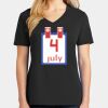 Ladies Core Cotton V-Neck Tee Thumbnail