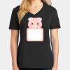 Ladies Core Cotton V-Neck Tee Thumbnail