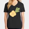 Ladies Core Cotton V-Neck Tee Thumbnail