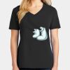 Ladies Core Cotton V-Neck Tee Thumbnail