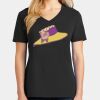Ladies Core Cotton V-Neck Tee Thumbnail