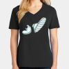 Ladies Core Cotton V-Neck Tee Thumbnail