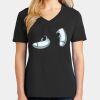 Ladies Core Cotton V-Neck Tee Thumbnail