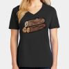 Ladies Core Cotton V-Neck Tee Thumbnail