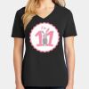 Ladies Core Cotton V-Neck Tee Thumbnail