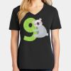 Ladies Core Cotton V-Neck Tee Thumbnail