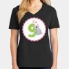 Ladies Core Cotton V-Neck Tee Thumbnail