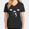 Ladies Core Cotton V-Neck Tee Thumbnail
