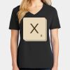 Ladies Core Cotton V-Neck Tee Thumbnail