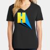 Ladies Core Cotton V-Neck Tee Thumbnail
