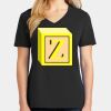 Ladies Core Cotton V-Neck Tee Thumbnail