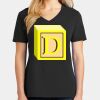Ladies Core Cotton V-Neck Tee Thumbnail